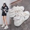 Korean Fashion Women's Sneakers Chunky Casual Running Shoes Outdoor Breathable Non Slip Training Shoes Trend Women Shoes