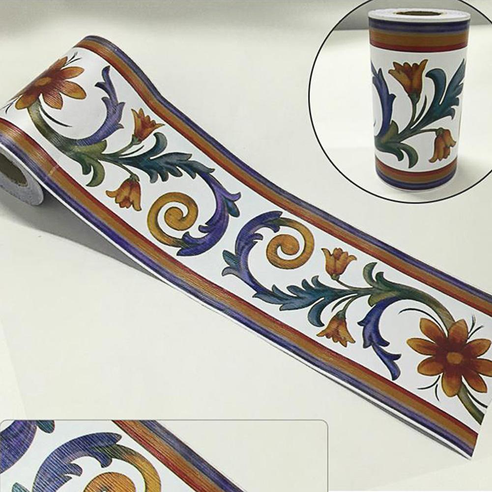 10M Self Adhesive Skirting Line Wall Sticker PVC Art Mural Wall Decoration for Living Room Kitchen Bathroom