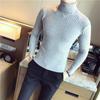 Men's Turtleneck Sweater Casual Slim Pullovers Bottoming Shirt Fall Winter Men's Sweater High Collar Knitted Sweaters