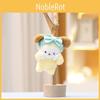 Delightful Wash Face Rabbit Plush Toy Keychain Adorable Short Fur Design Kid For
