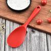 1pc Kitchen Utensils Food Grade Heat Resistant Silicone Rice Spoon Heat Resistant Sushi Scoop Silicone Plastic Rice Paddle