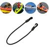 4Pcs Elastic Hook Strap Double Headed Portable Tie Down Strap Versatile Bungee Hook Rope for Luggage Camping Tarps