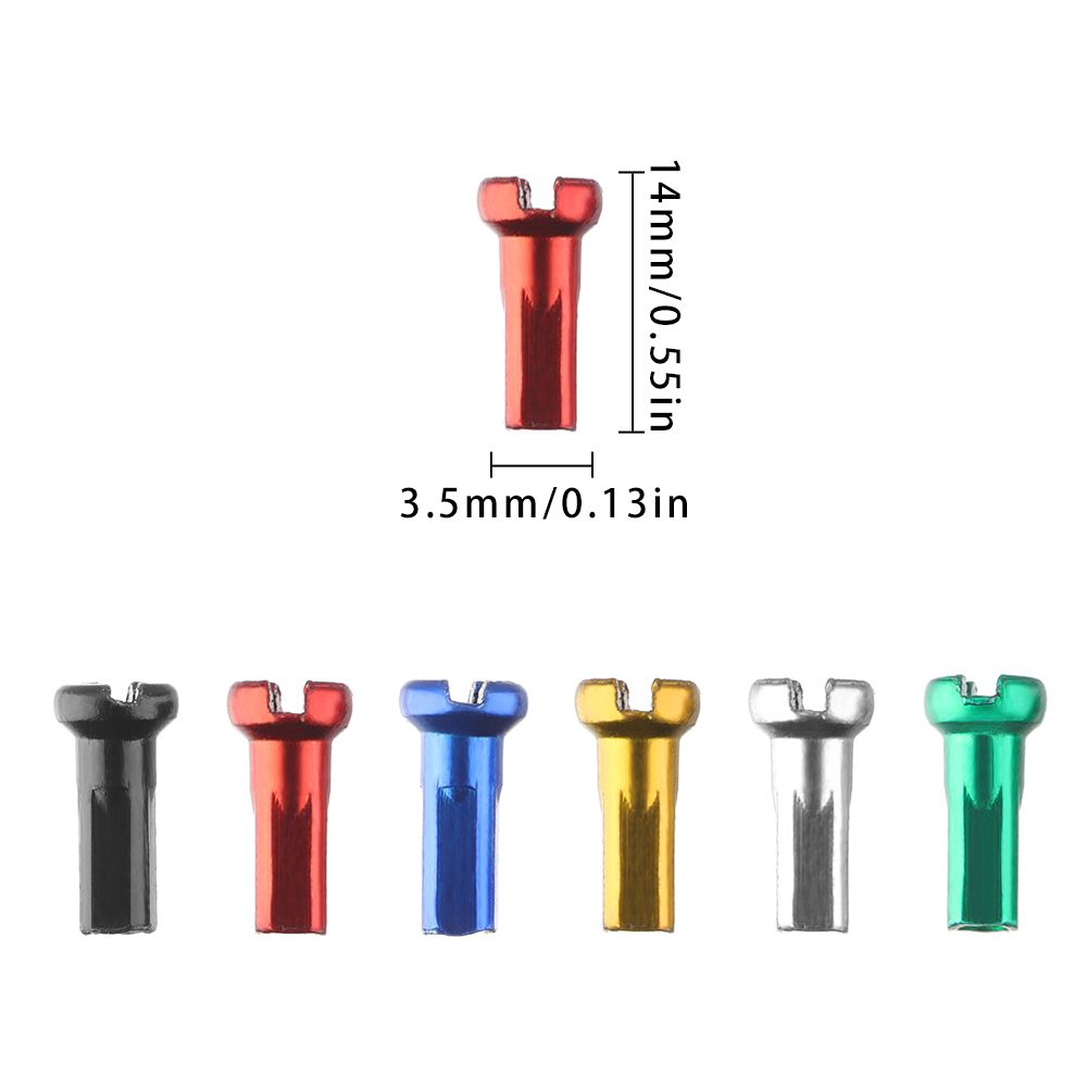 Bike Alloy Anodized Multicolor Bicycle Wheel Accessories Wheel Spoke Nipples Cycling Spokes Nipples