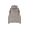 Anta Lifestyle Series Solid Color Zipper Long Sleeve Hoodie Unisex Hoodies Linen-Gray 972338720-6