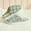 Winter Turtle Shell Cotton Slippers Women's New Indoor Home Home Home Non-slip Warm Plush Slippers Men's