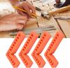 3/4 Inch 90 Degree Positioning Squares L-shape Right Angle Clamps Reusable Plastic L-Type Fixing Clamp Durable Corner Clamping