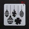 Layering Paper Card Wall Painting Scrapbooking Flower Template Embossing Christmas Hollow Stencils