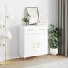 VidaXL White Buffet 69.5x34x90 Cm Engineered Wood 827964