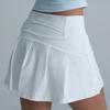 High-Waist Quick-Dry Tennis & Yoga Skort with Built-In Shorts