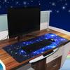 Galaxy Pattern Anti-slip Laptop Computer Gaming Large Mouse Pad Keyboard Mat