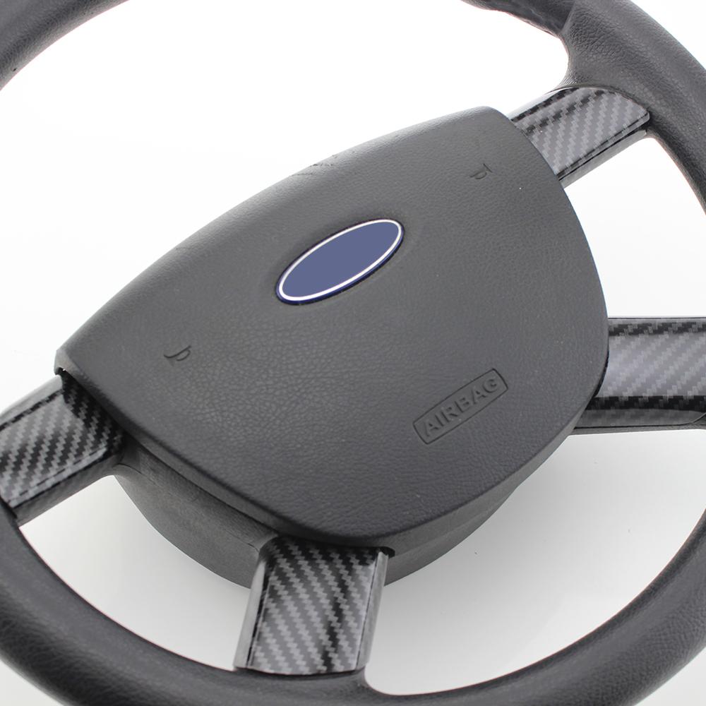 ABS Steering Wheel Panel Cover Trim Sticker for Ford Focus 2 MK2 2005 - 2011 Car-Styling Interior Mouldings Car Stickers