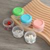 1/4/6Pcs Snack Containers Small Food Storage Cups with Lids BPA Free Reusable Sauce
