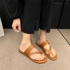 Flat-heeled Flip-flops Shoes for Women In the Summer of 2025, New Models, Plus-size Cool Slippers