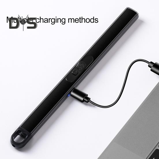 1 комплект, электрический воспламенитель с длинной ручкой, портативный ветрозащитный воспламенитель с зарядкой через USB для кемпинга, пикника, домашнего использования