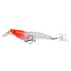 Set of 20 Full Attack Sinking Shrimp Lures, 13.6g/9.5cm, with Blood Groove and Feather Hook.