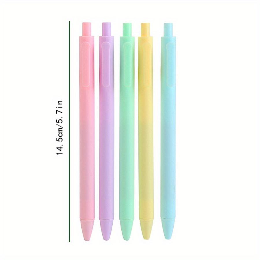 20pcs 0.5mm Pen Tip Macaron Morandi Retro Color Press Gel Pen Combination Student Pen Stationery Office Supplies Water-based Signature Pen