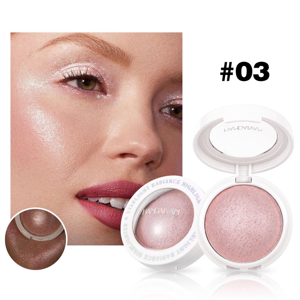 Highgloss Makeup Highlighter Smooth Mashed Potato Texture Highlight Pearlescent Contour Long-lasting Waterproof Body Highlight