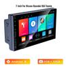 icreative 7 Inch 1+16GB/2+32GB Car Radio Android WiFi GPS FM Radio Car Player MP5 Central Control Full Screen 2 USB All-in-one Machine Universal Radio