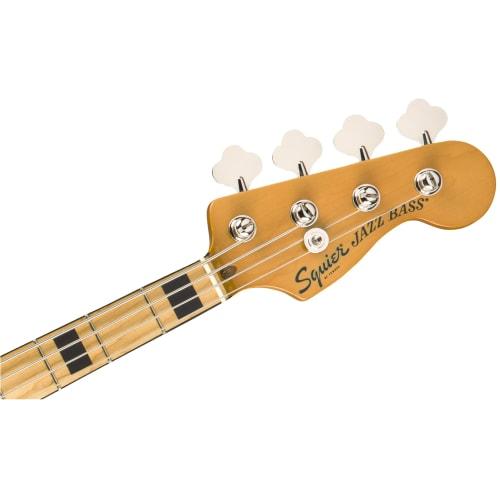 Squier by Fender Classic Vibe '70s Jazz Bass?, Maple Fingerboard, Black, with Soft Case