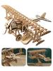 AAGWW 3D Puzzle, Wooden Decorative Figurine, DIY Gift, Popular, 105 Pieces (Airplane)