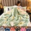 New Winter Double-sided Milk Fleece, Lambswool Blanket, Three Layers of Thickened Warm Blanket