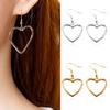 Bluelans Earrings Hook Wedding Love Dangle Heart Party Earrings Women Hollow Jewelry Gift