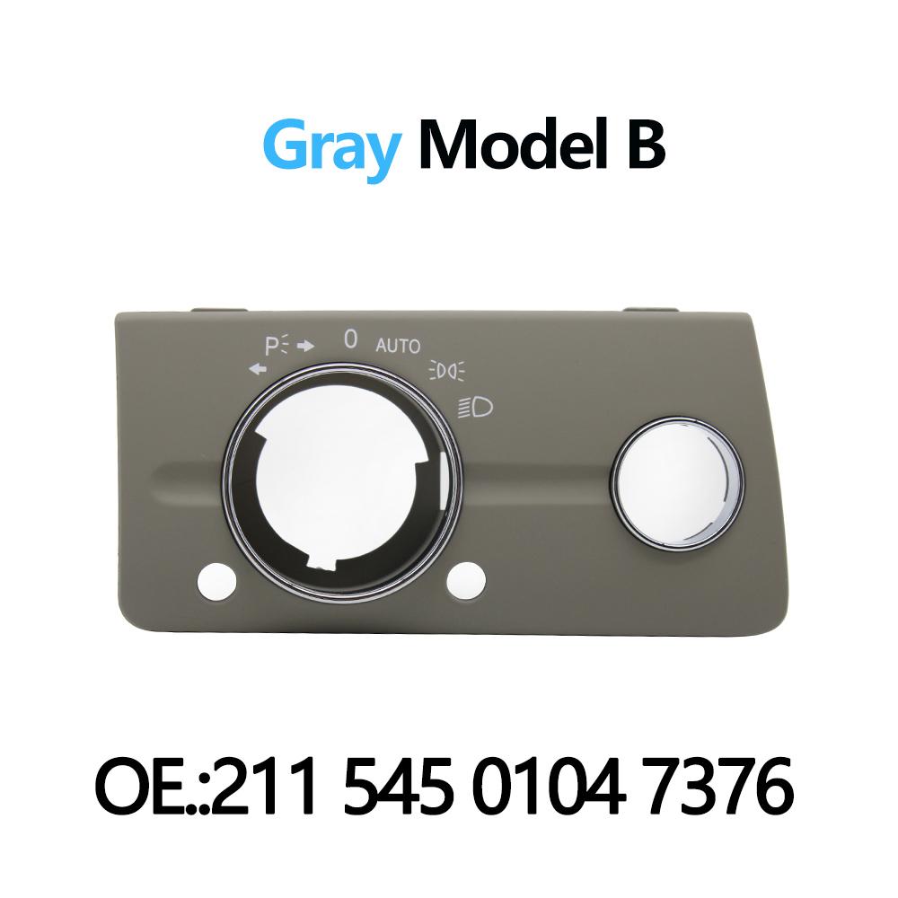 LHD Front Left Dashboard Headlight Lamp Switch Cover Trim Replacement For Mercedes Benz W211 E Class 320 350 550