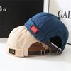 Fashion Brimless Caps for Men Women Vintage Corduroy Beanie Skullcap Street Retro Adjustable Sailor Hats Melon Cap Hip Hop Hat