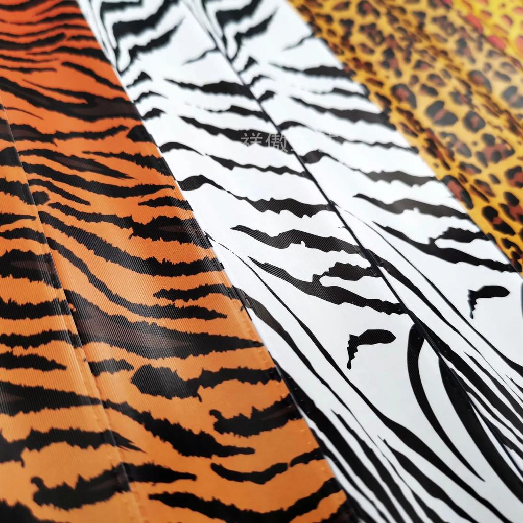 Children's Creative Animal Print Slap Bracelets Leopard Tiger Giraffe Pattern Woodland Theme Boys Birhday Party Gift Toys Favor