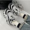 Korean Version Women Shoes Thick Bottom Elevated Increase 2024 New Casual Simple All-match Running Women Sneakers Autumntime
