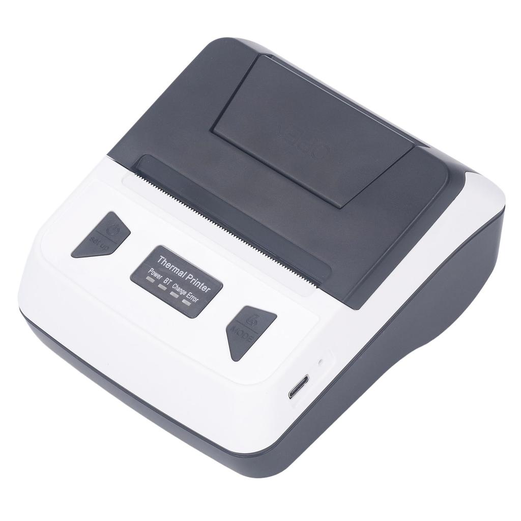 Thermal Printer Bluetooth Portable Mini Receipt Ticket Bill POS Printing Machine White 80mm for