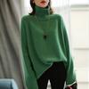 Retro Turtleneck Sweater Women Autumn and Winter Solid Pullover Knitted Sweaters Ladies Fashion Long Sleeve Warm Loose Casual Knitwear Jumpers 25255