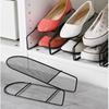 Iron Double Shoe Rack Simple Three-dimensional Shoe Tray Shoe Rack Creative Metal Wire Shoe Cabinet Shoe Storage and Organizing Shelf