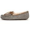 Dakota Slipper Lightweight Comfortable Fleece Flat Casual Shoes Women Slippers Gray 5612-PWTR
