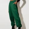 Women's Fashion Sport Solid Color Pocket Casual Sweatpants Pants
