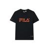 American Vintage Letter Logo Printed Casual Short Sleeve T-Shirt Men Tops Black F11M329101ABK