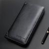Pu Leather Men Long Wallets Casual Business Phone Clutch Purse Money Bags