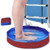 Foldable Kiddie Pool Pet Wading Pool Anti-Slip Multipurpose Portable Yard Bathing Tub for Dogs Cats Puppy Animals Children
