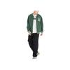 Li Ning Badfive Embroidered Logo Loose Fleece Knitted Baseball Jacket Men Jackets Green AJDS039-4