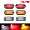 Warning Light Led Diode Light Oval Led Side Marker Lamp 12V 24V Truck Accessorie