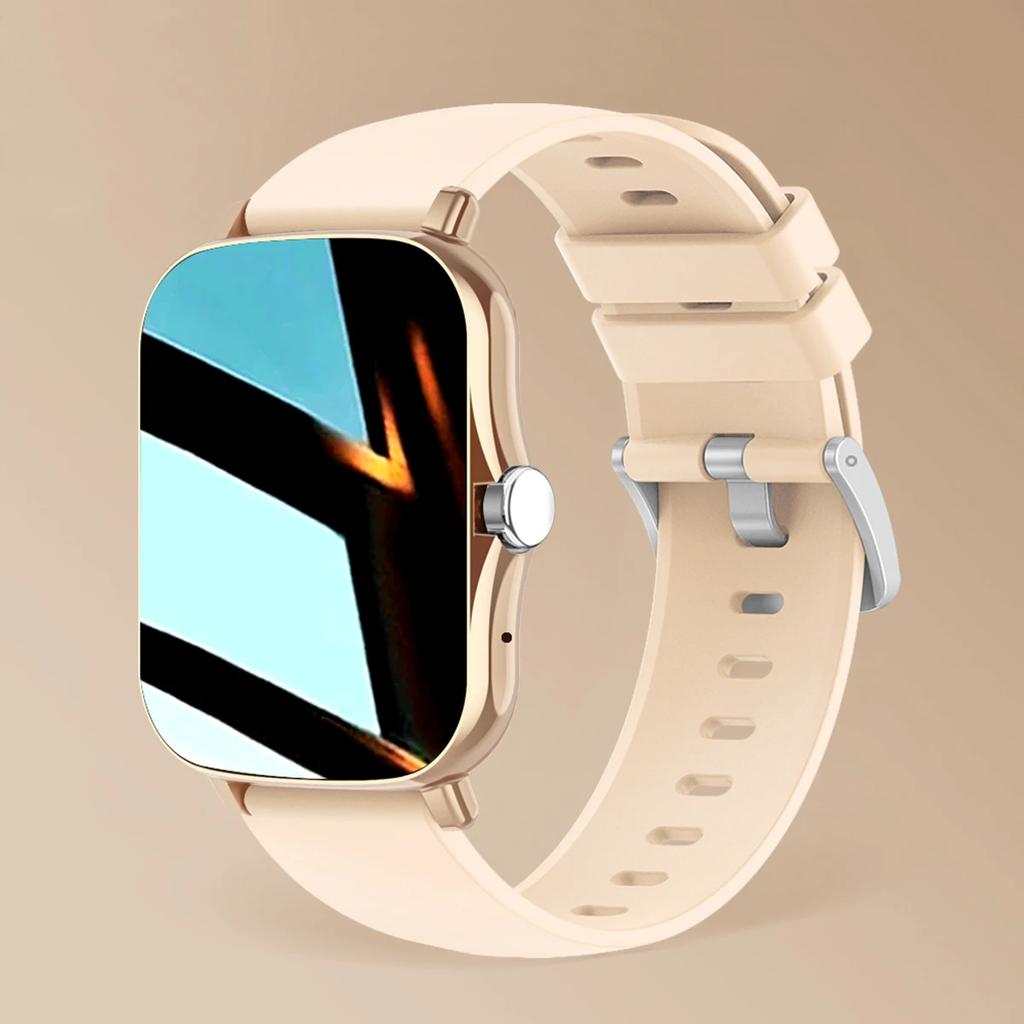 Women Gold Smart Watch Men Waterproof Bluetooth Wireless Call Infinite Screen Smart Bracelet 2024 New Watch DIY Watch Face Bands