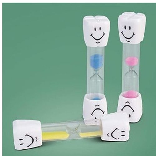 2-Minute Hourglass with Smiley Face Timer, Kids Toothbrush Timer, Cooking Timer, Training Timer, Multicolor