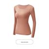 Women's Seamless Long Sleeve Thermal Set with Hyaluronic Acid for Autumn