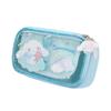 [Genuine Sanrio] Cinnamoroll Cute Pencil Case Sanrio Transparent Pouch, Blue, 1 Piece