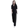 2 Pcs/Set Lady Formal Coat Pants Set Long Sleeves Double Buttons Cardigan