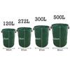 120-500L Garden Yard Waste Bag With Lid Foldable Leaf Collection Trash Can Reusable Fallen Leaves Outdoor Gardening Storage Bag