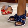 2025 Women's Slippers Summer Casuals Wedges Orthotic Slide Shoes for Ladies 2022 Polka Dot Pattern Female Beach Footwear New Sandalias