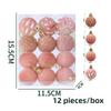 12pcs Creative Christmas Ball Pendant 6cm Xmas Tree Ornament New Bubble Balls  Merry Christmas