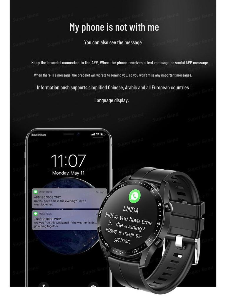 GT2 Smart Watch with Long Battery Life - Popular In Europe and America