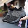 Large Size Air Cushion Fly-woven Sneakers Overalls Fashion Rocking Shoes Casual Shoes Socks Shoes Women